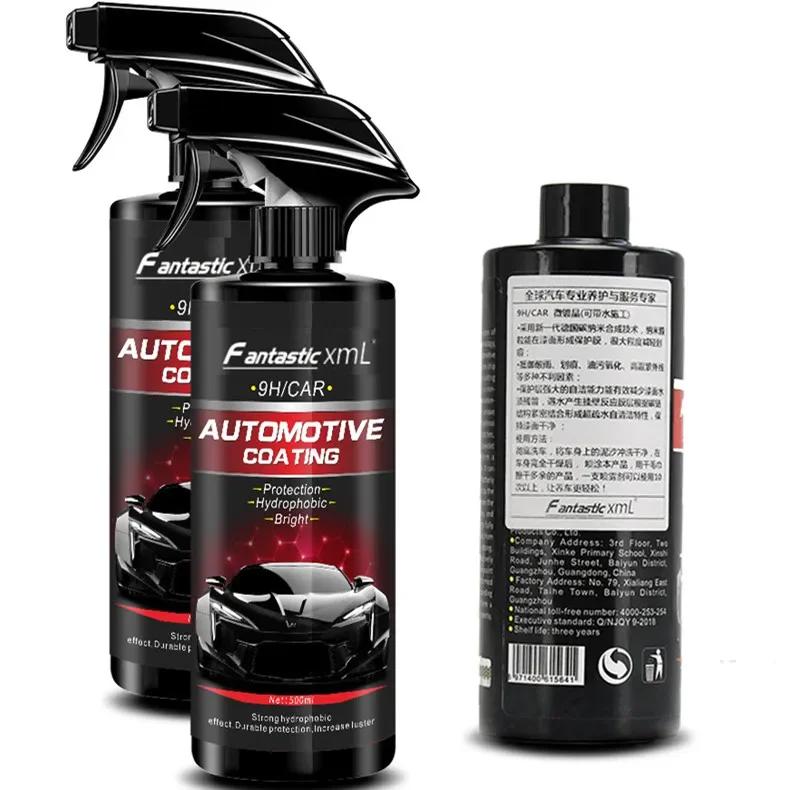 Ceramic Car Coating 1000ML 9H Nano Liquid Glass Plated Crystal Hydrophobic Waterproof Polishing Paint Hardness Car Polish Wax