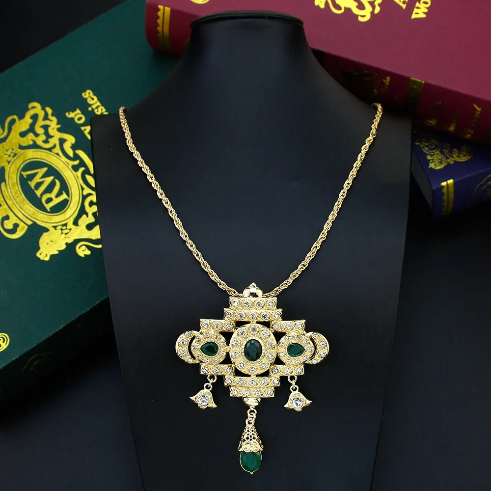 Neovisson Marokko Mode Stil Brosche Aristokratische Frauen Lieblings Kristall Brosche Geschenk Arabisch Braut Hochzeit Schmuck Zubehör – Detail 18