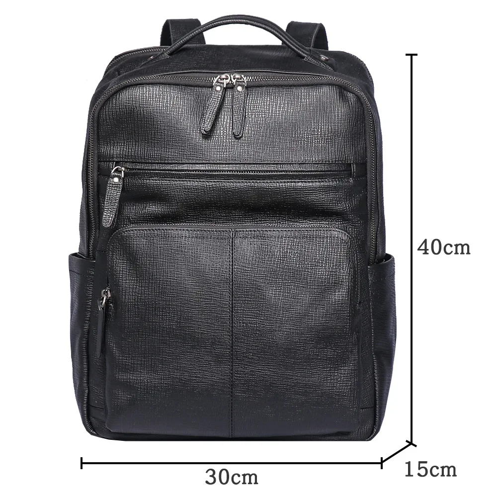 Solid Color Backpack-Large Capacity Laptop Bag for Business Travel & Daily Commute