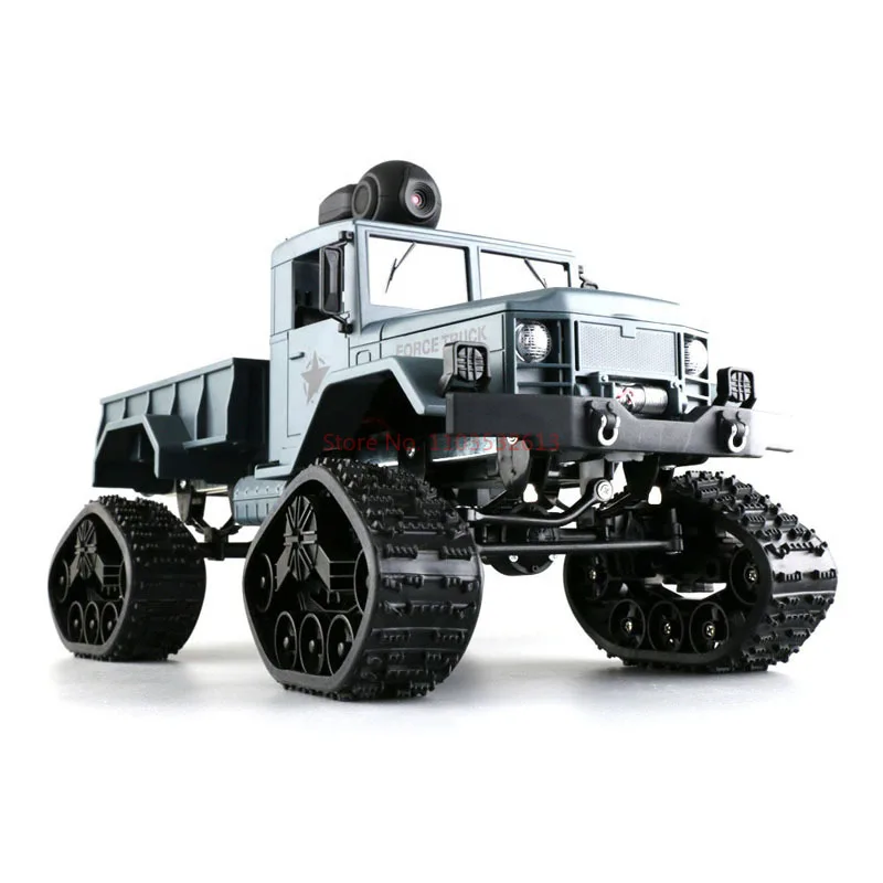 Fy001 4wd Remote-controlled Military Truck Heavy-duty Climbing Off-road Vehicle With Camera Simulation Rc Military Truck Toy 6