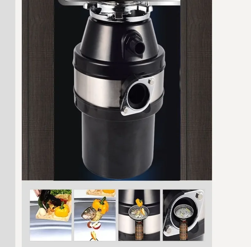 220V Food Waste Disposer Kitchen Sink Garbage Grinder Household Waste Processor Factory Direct AA