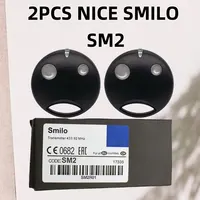 2PCS NICE SMILO SM2 SM4 Gate Remote Control433MHz Rolling Code For SMXI SMX2R SMX2 SMXIS OXI OX2 Receiver Controller Motor 1