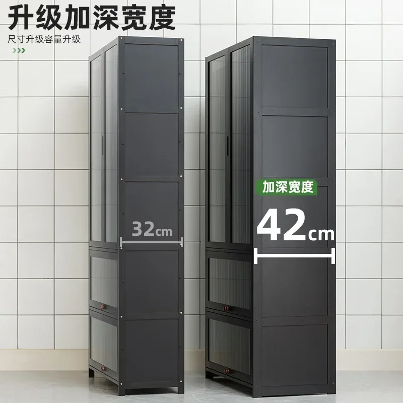 Storage container side panel, kitchen cabinet, room furniture, life organizer