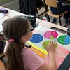 51Pcs EVA Round SquareShaped Fractions Circles Instrument Math Educational Toys Math Learning Tool Student Teaching Gifts 3