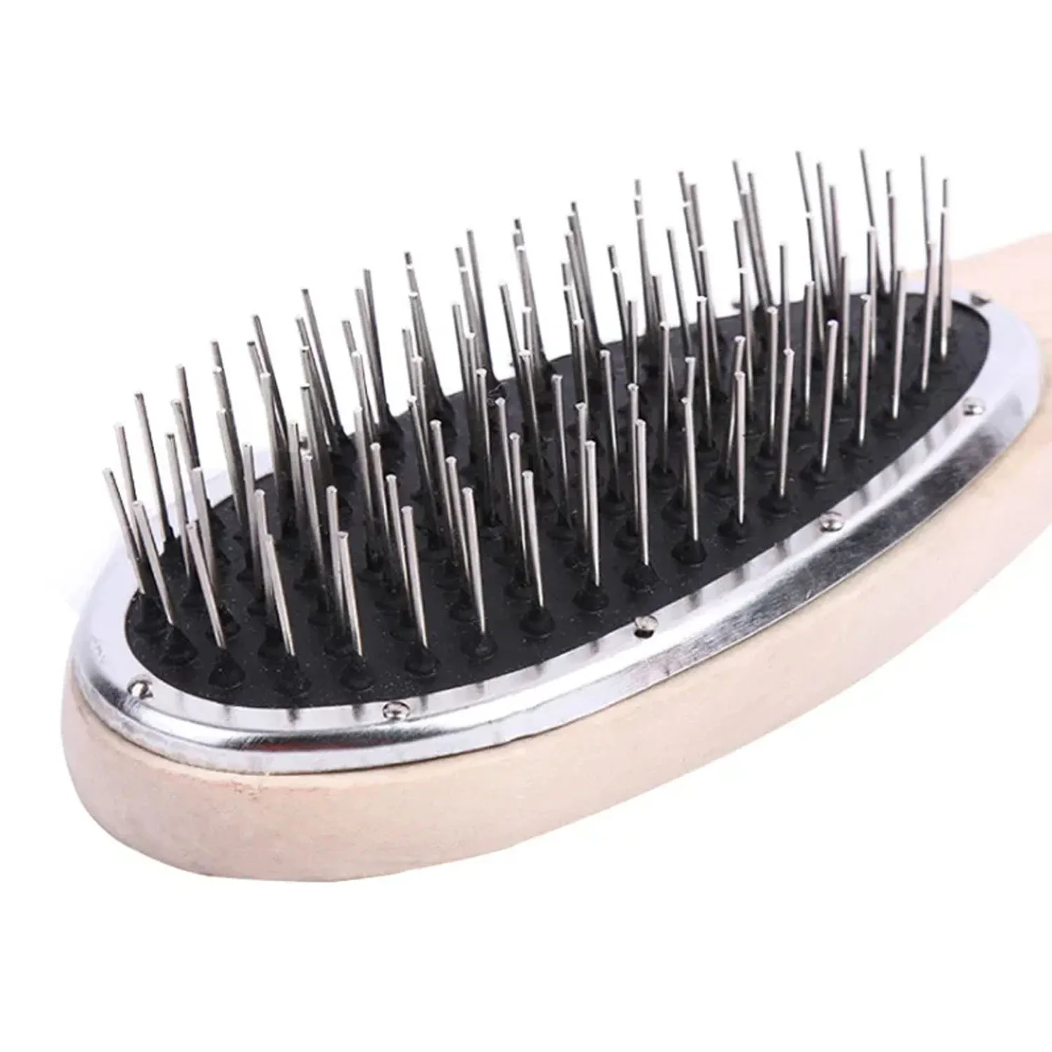 Professional Anti-Static Steel Comb for Tangle-Free Hair Extensions and Wig Styling