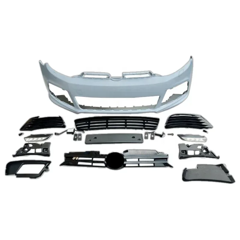 

Передняя фотография с грилем для Volkswagen Golf 6 R20 style 2008-2012