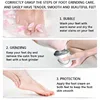 USB Rechargeable Portable Vacuum Adsorption Foot Grinder Electric Foot File Pedicure Tools Dead Skin Callus Remover Feet Sander 4