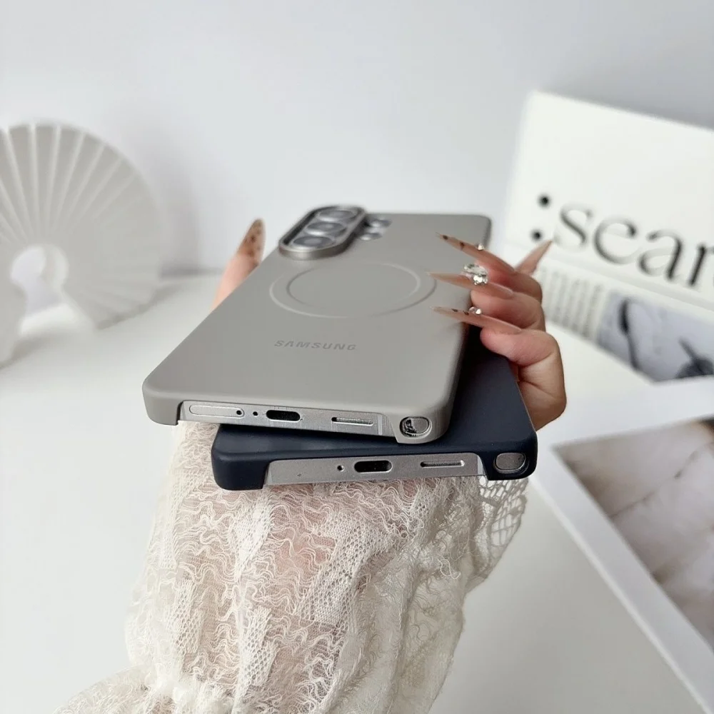 Ultra Slim Magnetic Case for Wireless Charging - Shockproof Protection Cover