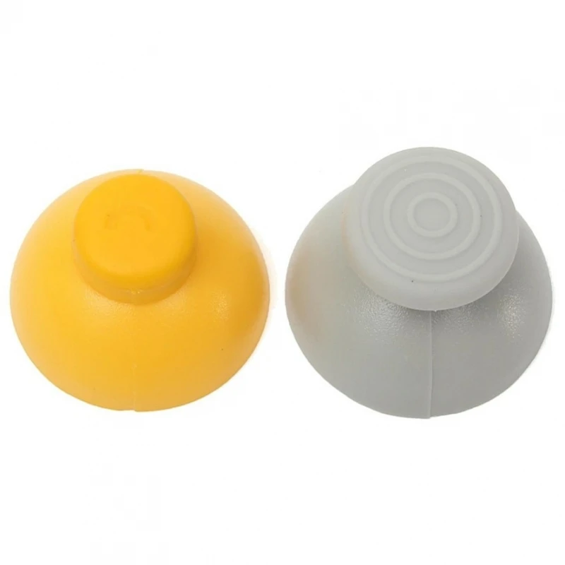 Joystick Set Per Nintendo Game Cube, Stick Cap, Giallo Grigio # Nintendo Gamecube (Dol-001) # Remote Nintendo Gamecube (Dol-003)