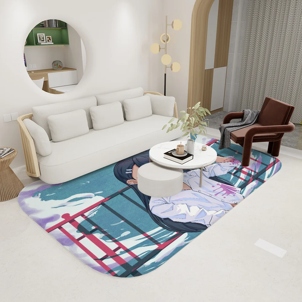 Don't Toy With Me, Miss Nagatoro Door Mat Washable Non-Slip Living Room Sofa Chairs Area Mat Kitchen Doormat Area Rug 6