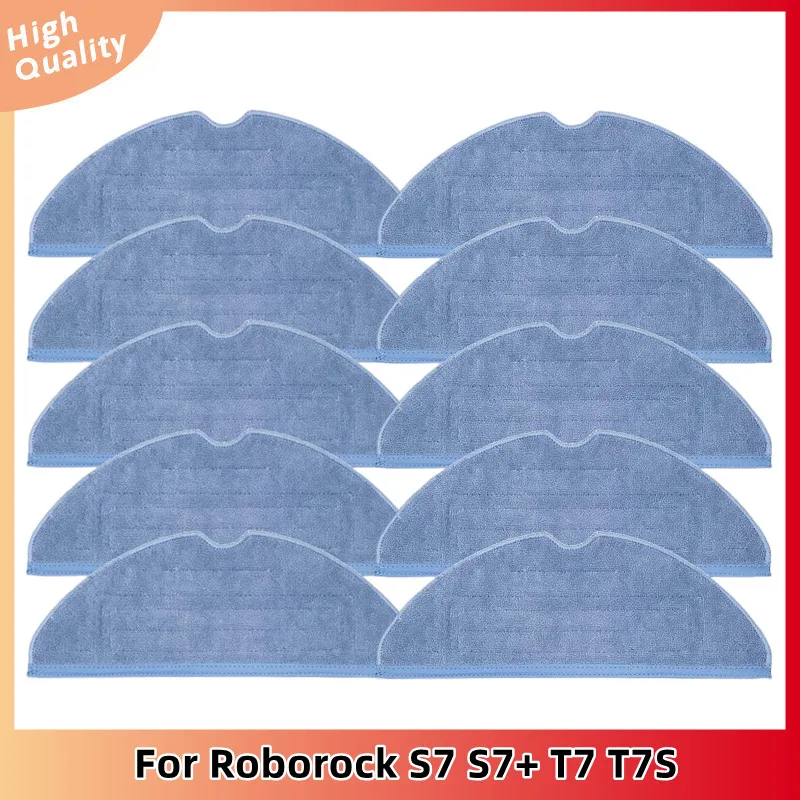 

Mop Cloth For Roborock S7 S7+ T7 T7S T7 Plus S7MaxV, S7 MaxV Plus Vacuum Cleaner Washable Reusable Microfiber