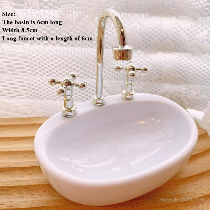 South Korean Creative Cute Mini Hamster Eating Basin, Desktop Faucet Table, Modelling Storage, Jewelry Decor, Home, Student, 1Pc