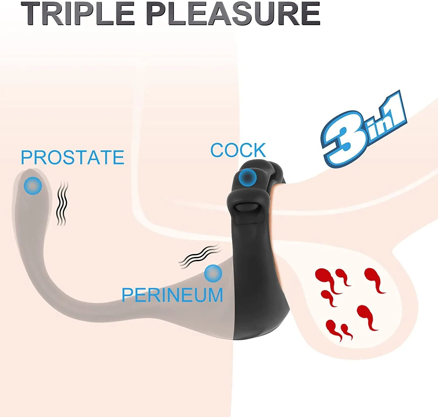 Male Vibrator Penis Ring Male Prostate Massager Remote Control Anal Plug Butt Stimulator Masturbator Cockring Sex Toy for Men Se742b69d93a8491d90052e2cae3aafbd0