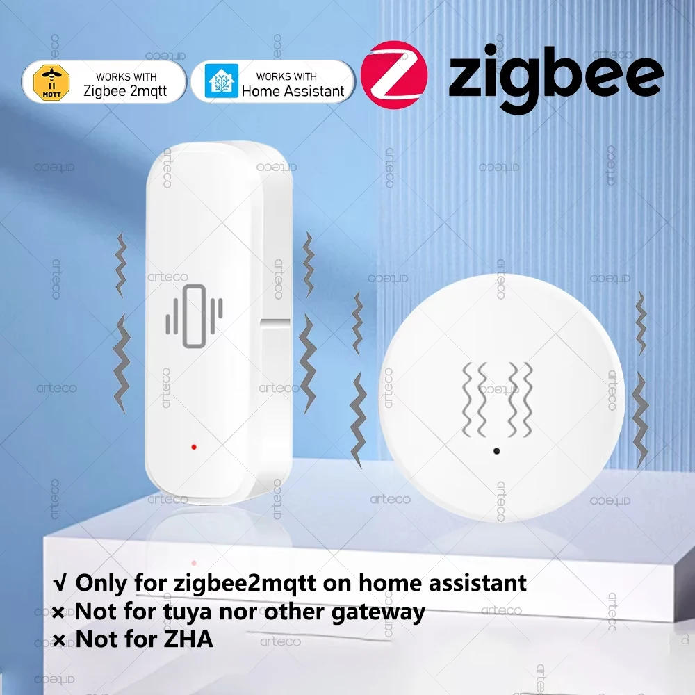 เซ็นเซอร์ตรวจจับการเคลื่อนไหวและสั่นสะเทือน Zigbee สำหรับความปลอดภัยบ้าน