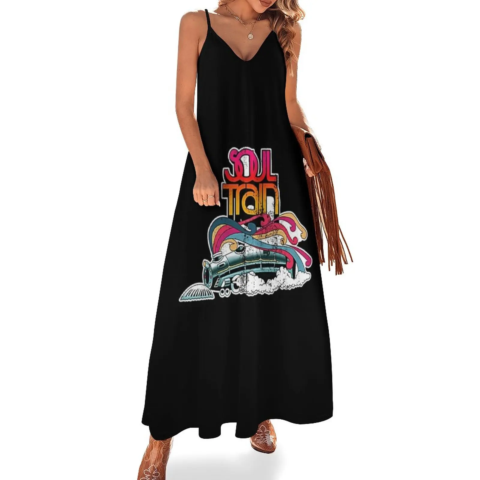 

Soul Train, distressed Sleeveless Dress evening dress women dress for women summer