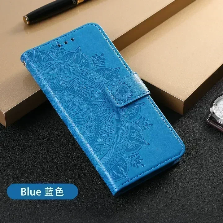 Magnetic Leather Flip Wallet Cover Case