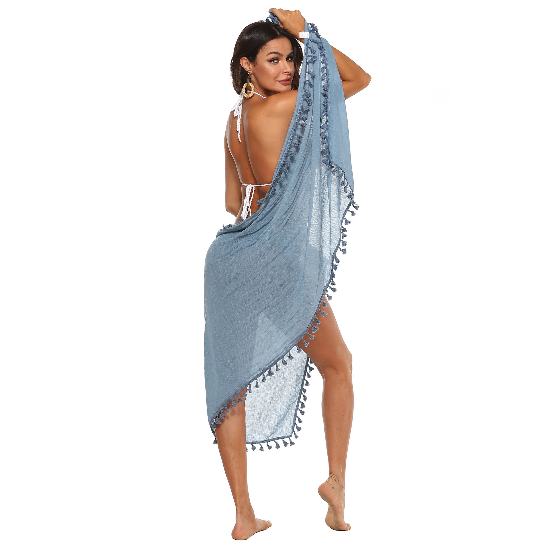Beach Crochet Crop FLORAL STORY Women Summer Y2K Vacation Outdoor Short Tube National Boho Style Lace Cami Tassel Tank Tops bathing suit wrap skirt