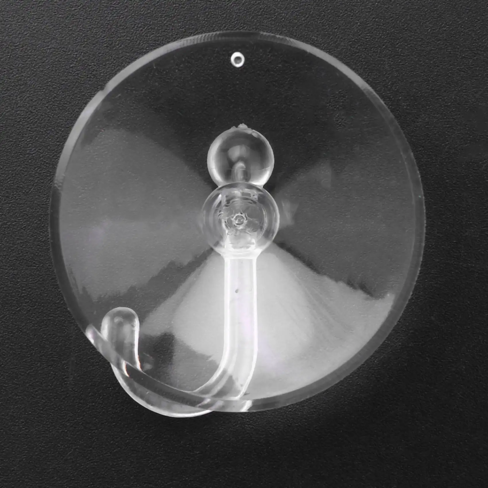20 X Suction Cups Clear Plastic Cups with Metal Hooks Window Decoration Cabinet Sucker Perfect for Hanging Christmas Decorations