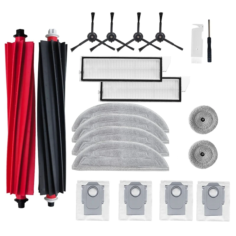 

For Roborock S8 Maxv Ultra Robot Vacuum Cleaner Main Side Brush Mop Cloths HEPA Filters Dust Bags Accessories