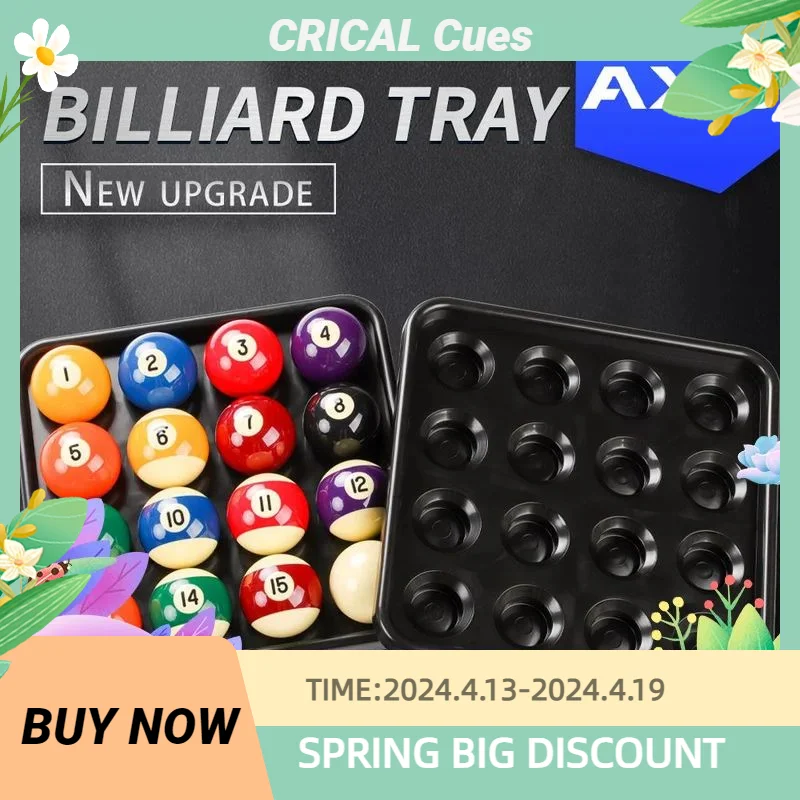 Black Tray Box Holder Case Holds 16 Snooker Billilard Table Cue Balls Plastic Pool Billiard Ball Tray Disk Billiard Accessories 7 85mm polypropylene pp sphere solid plastic balls for ball valves and bearings