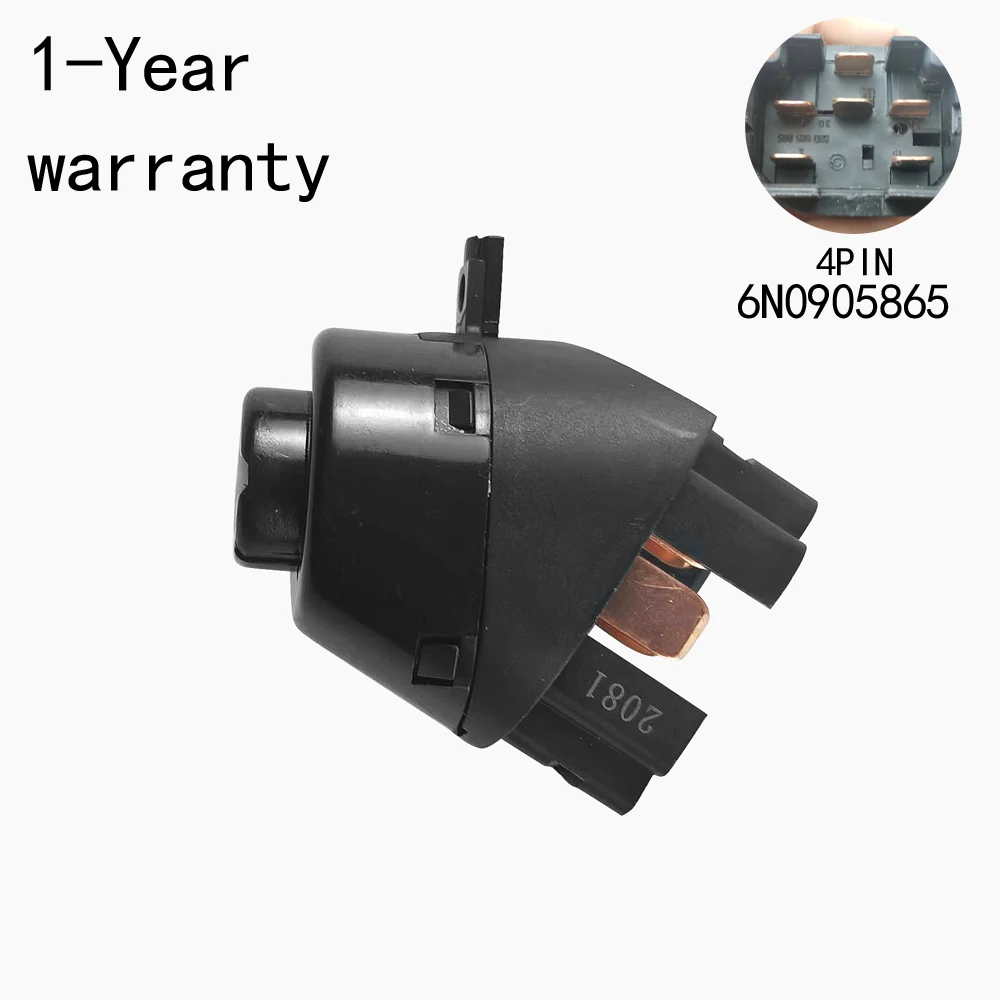 

Выключатель зажигания для VW Polo Jetta Golf, Lupo Multivan Caddy Rabbit 6N0905865