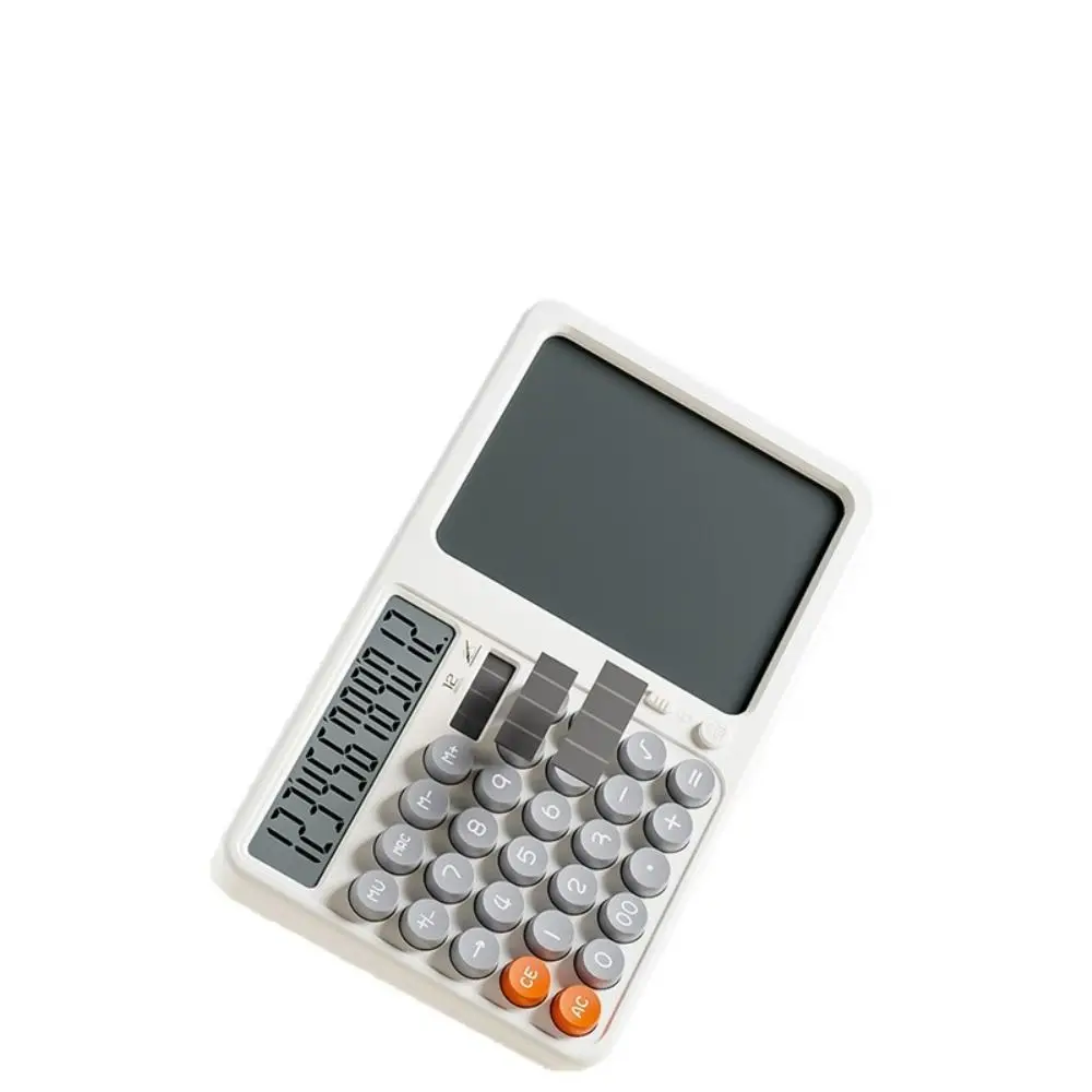 대형 디스플레이 계산기, 메모장 기능, 시력 보호 화면, 12자리 기능 계산기, 태블릿 LCD 화면 포함