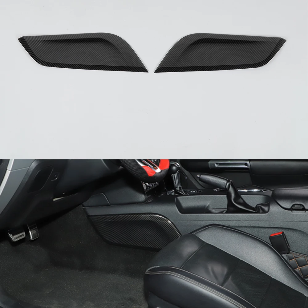

AuRapidOne For Ford Mustang 2015+ Car Gear Shift Panel Side Decoration Cover Trim ABS Stickers Interior Auto Styling Moldings