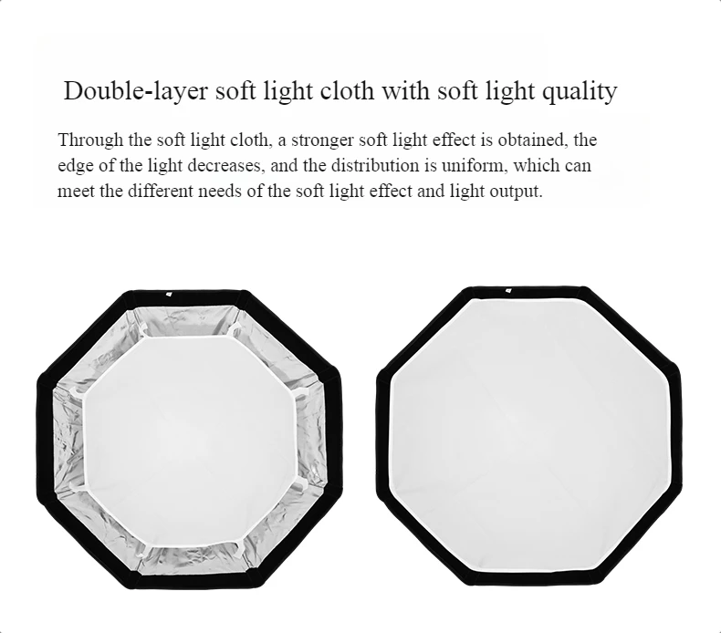 portabe bowens montagem octagon guarda-chuva softbox +