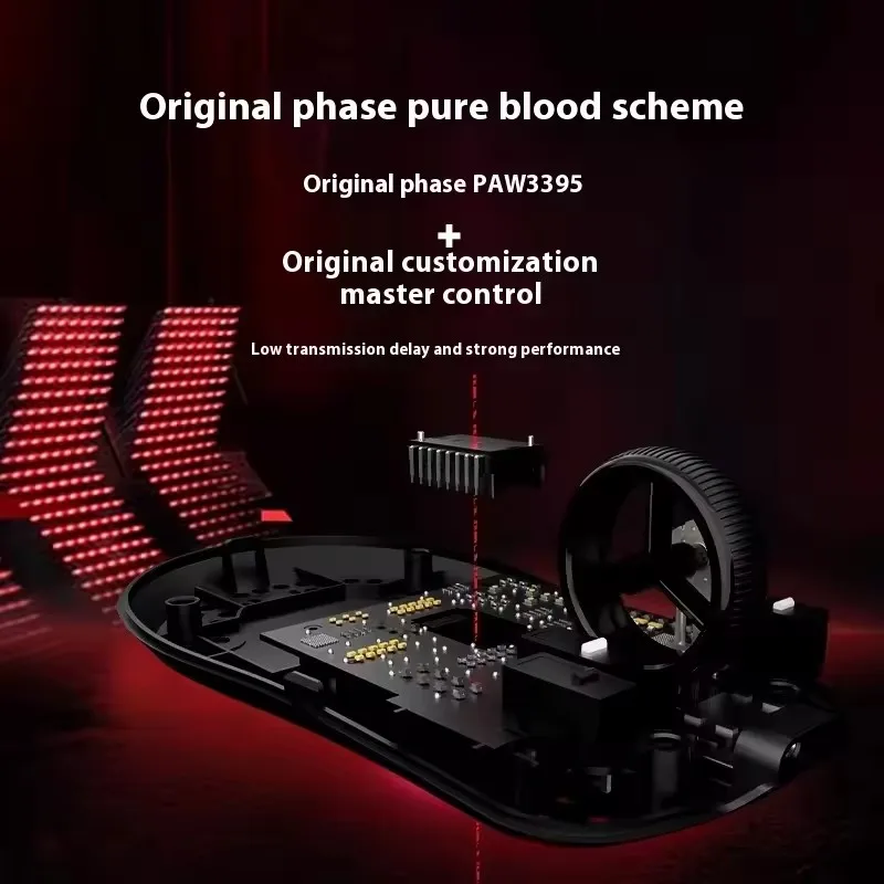 MADLIONS MAD G Lightweight Wireless Mouse 8KHz Nordic 52840 PAW3395 Lightweight Laptop Esports Custom Gamer PC Gaming Mouse