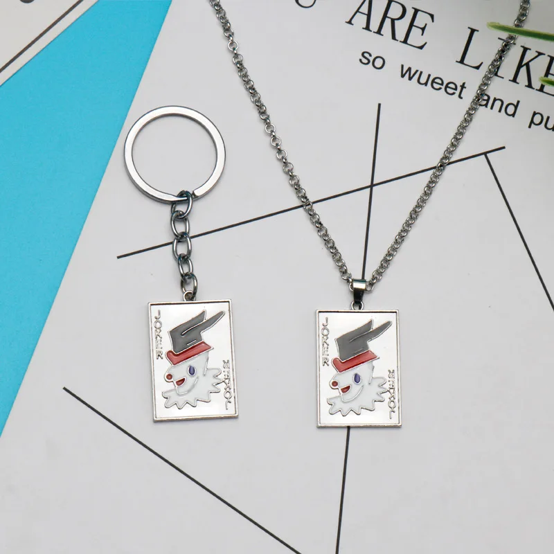 anime HUNTER&times;HUNTER cosplay pendant necklace keychain figure Hisoka star waterdrop ring earring props accessories fans gifts