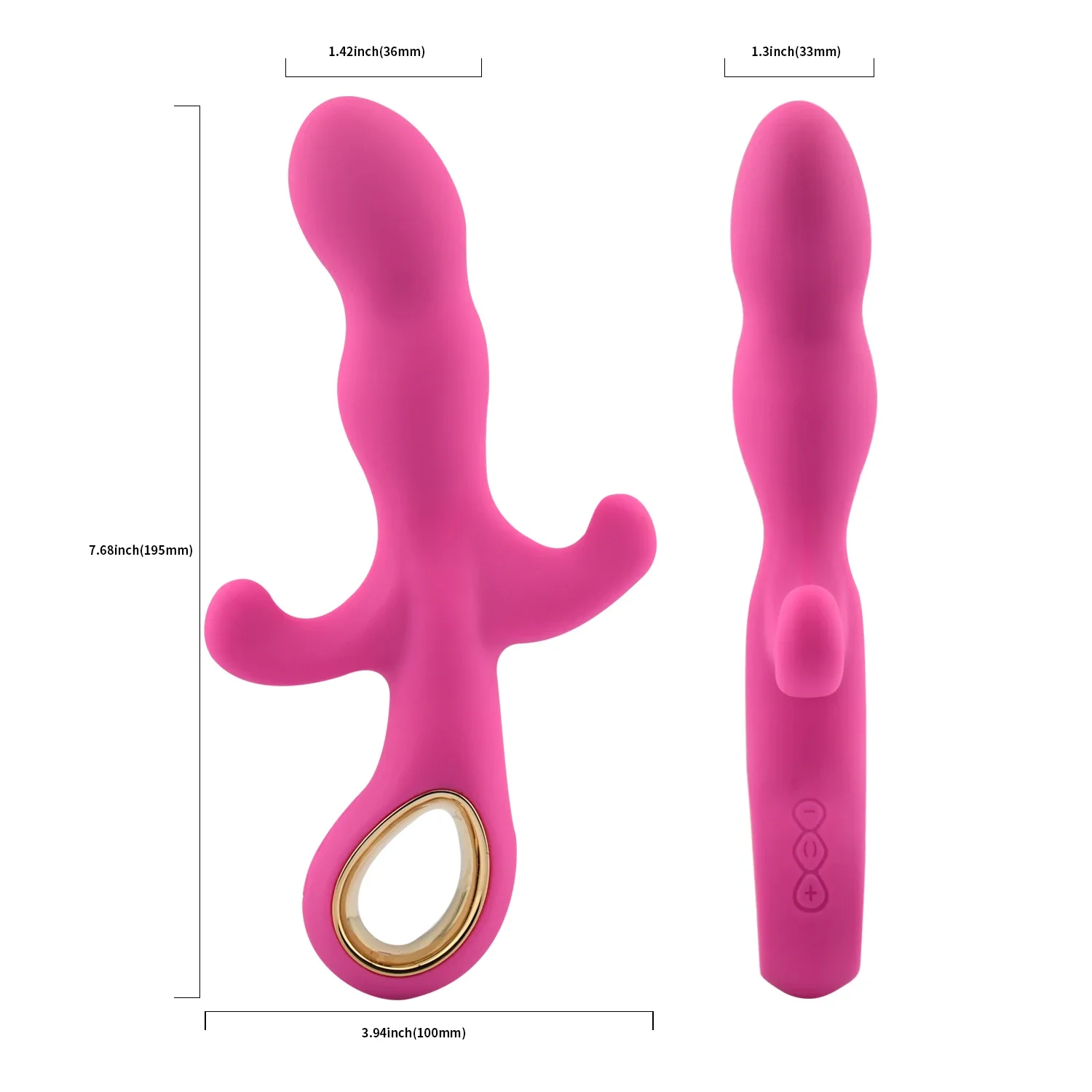 Three Head Vibration G Spot Clit Clitoris Stimulator Massager Female Powerful Masturbator Dildo Vibrating Sex Toys for Woman