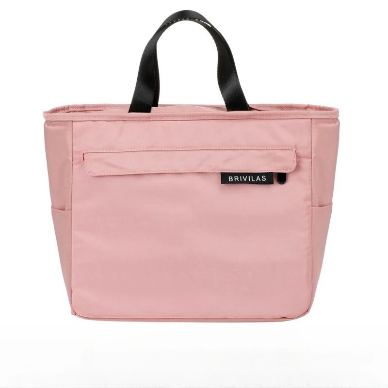 BYMONDY Pink Large Lunch Bag for Women Work Thermal Food Storage Container Outdoor Picnic School Kids Insulated Lunch Box Bag