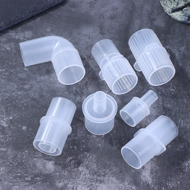 1 Stück 15 mm bis 22 mm Anästhesie-Atmungsschaltung Wellsystem gerader Anschluss Veterinärwerkzeug PP-Material