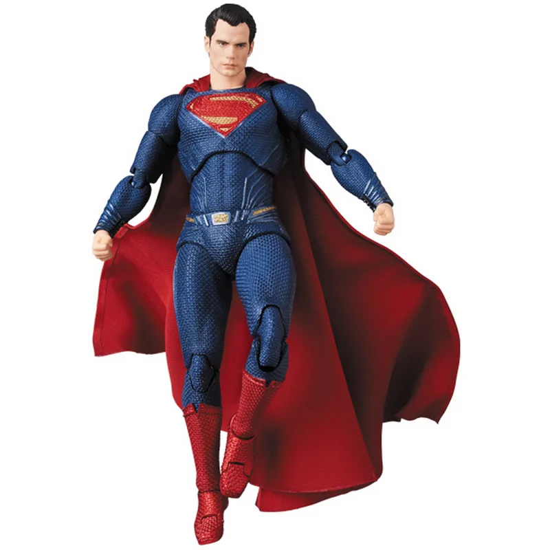 thumbnail image 1 of Figura de acción de superhéroe Superman de la Liga de la Justicia de DC Comics de 17 cm, colección de esculturas de PVC, modelo de juguetes de escritorio, 1 of 5