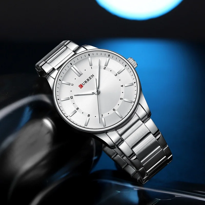 CURREN 8430 Classic Fashion Men's Quartz Watch Luminous Simple Gold Stainless Steel Business Casual Watches for Men reloj hombre 6