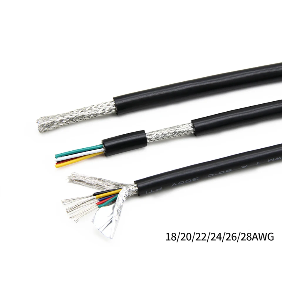 INF Cavo Multicore Nero UL2464 24AWG A 6 Conduttori - 1 Metro - Foto 3