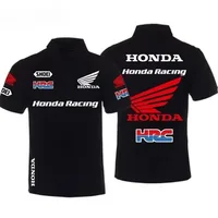 Honda hommes et femmes polos été GIGA Civic T-Shirt course moto à manches courtes printemps et automne personnalité haut 1