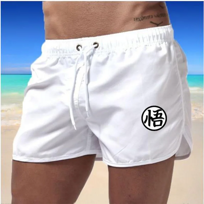 Men's summer beach pants suitable for both men and women, quick drying swimming pants, jogging sports and casual shorts 6