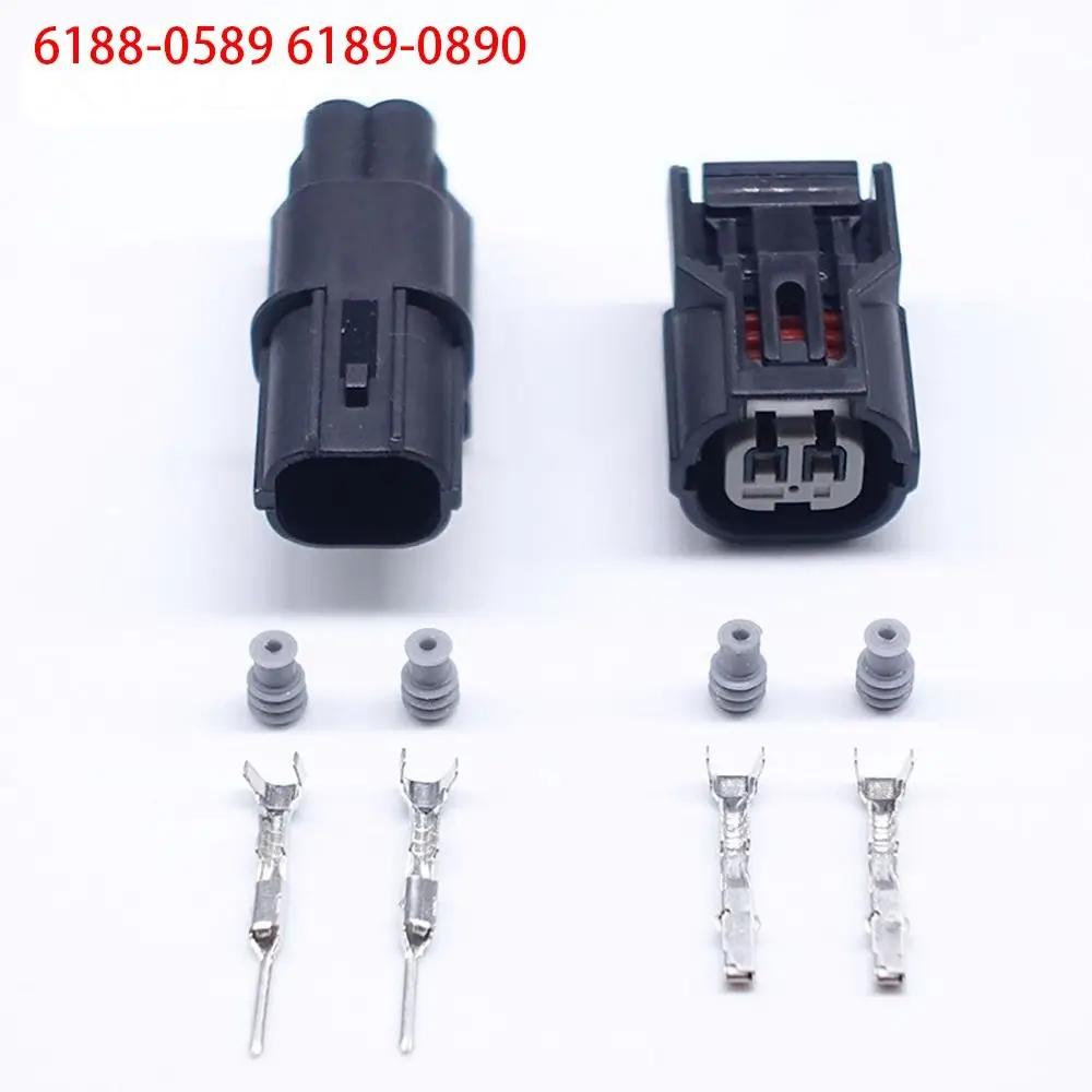 2 Pin 040 Male Female Auto Connector ABS Sensor Plug Press Switch LED Headlight Turn Signal Plug For Hondas 6188-0589 6189-0890