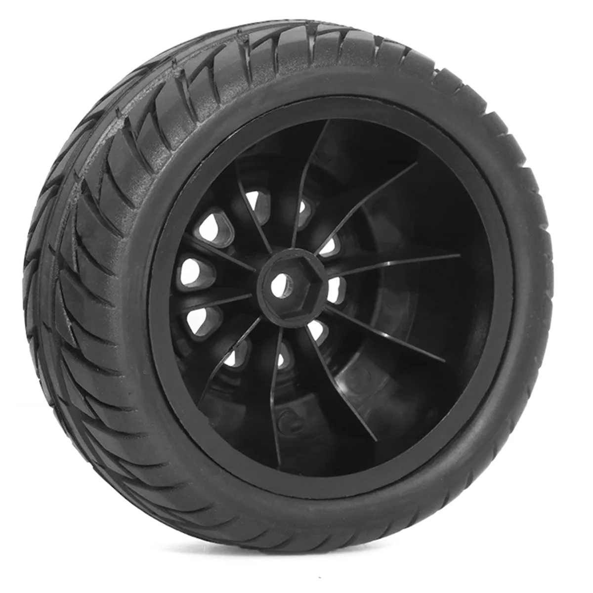 BAAU Rc Tires Truck Wheels and Tires for 1/10 RC Off-Road Vehicles