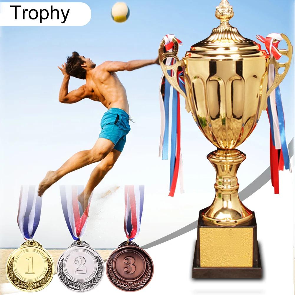 

Trophy Award Gold Gold Achievement Trophies Award Trophy Cups Sculpture Trophies for Winner Kids and Adults
