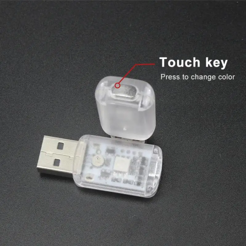 DC5V Touch Switch USB Mini LED Book Lamp 3LEDs 1.5W Portable LED