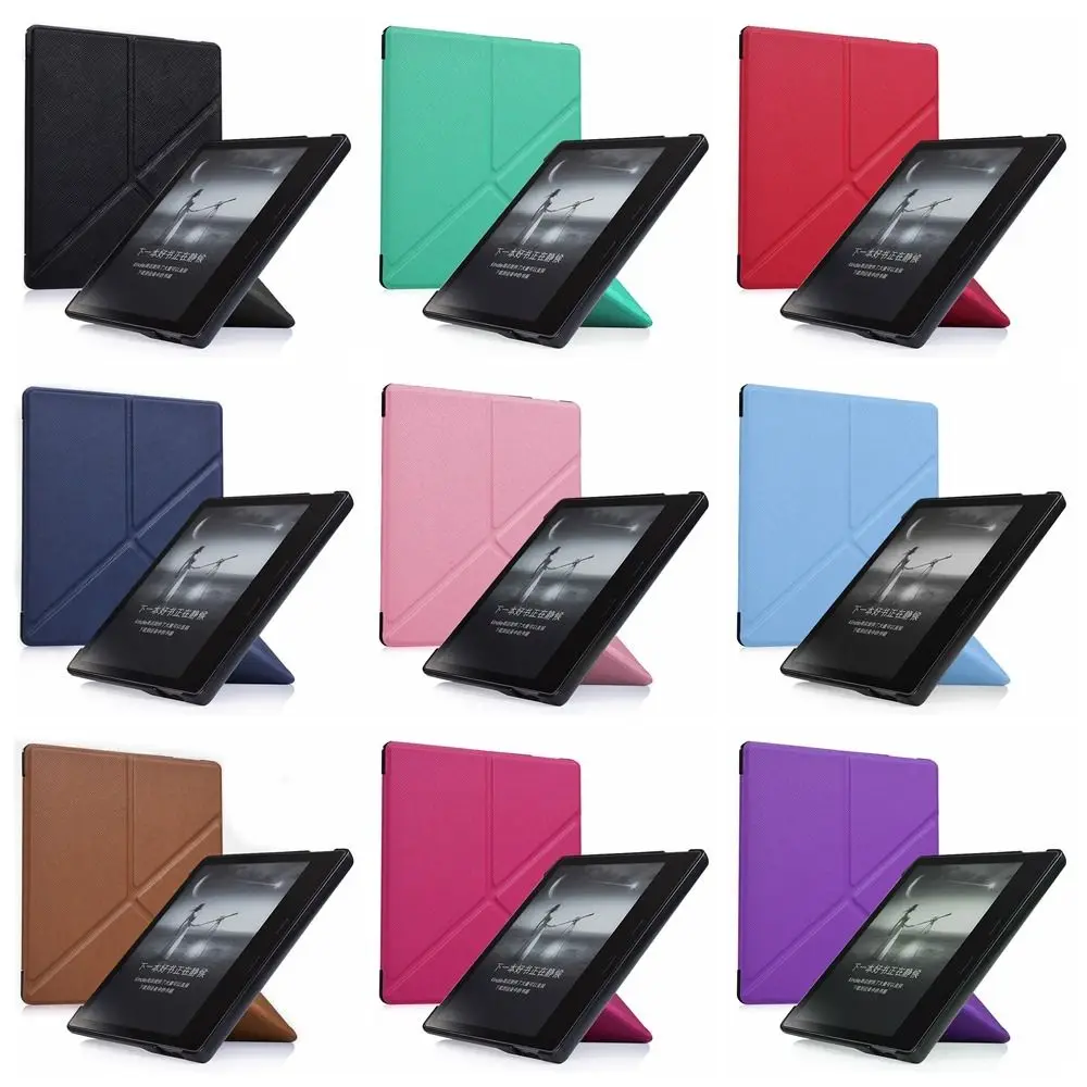 Custodia Intelligente In Pelle Pu Pieghevole Funda 7 Pollici E-Book Reader Shell 9/10A Generazione Colorata Per Amazon Kindle Oasis 2/3