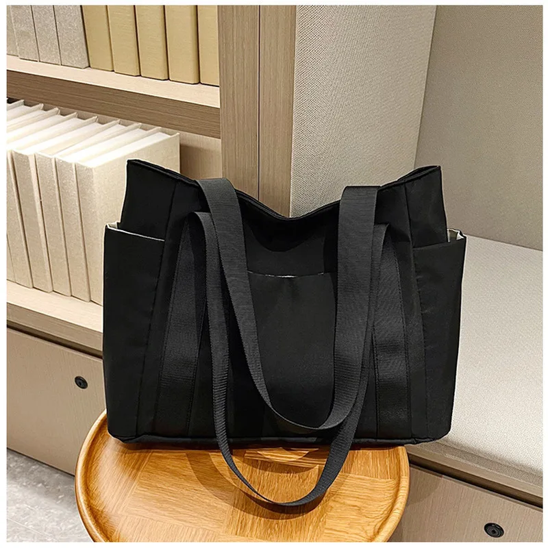Handbags Women Soft Canvas Big Capacity Tote Bag Messenger Big Mummy Shoulder Bag Ladies Casual Shopping Bags
