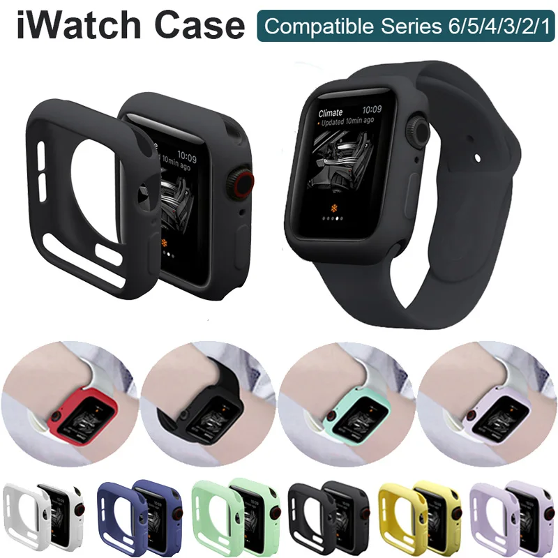 Iwatch Funda Protectora Apple Watch Candy Soft Silicone Case For
