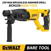 Dewalt DCH133 Rotary Hammer Drill Kit Tool Only 20V MAX XR Brushless Rechargeable Cordless Compact Impact Drill Power Tools 1
