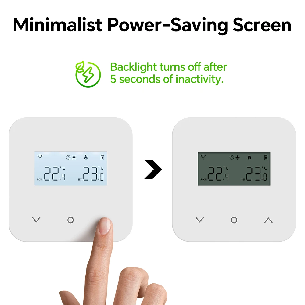 Smart Programmable Temperature Controller WiFi Wireless Thermostat for Gas Boile