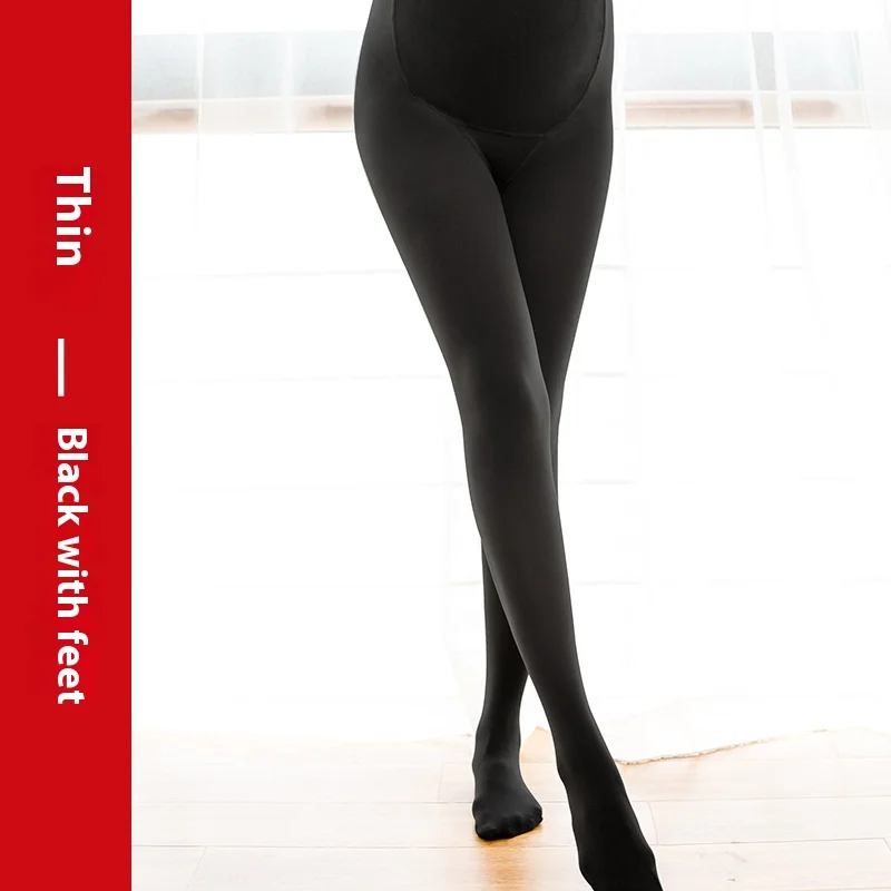 Maternity Stockings Large Size Adjustable Anti-Hooking Spring, Fall and Summer Pantyhose Bottoming Socks Women's Bottoming Pants 6