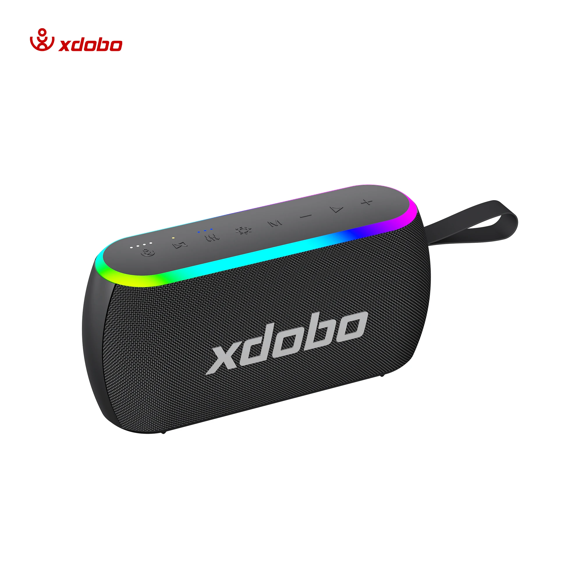 80W portable wireless Bluetooth speaker XDOBO PLUS II IPX6 waterproof outdoor cycling subwoofer with RGB light wireless speaker 3