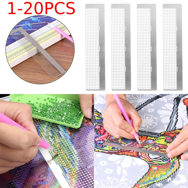 408 Holes Diy Diamond Painting Tools Drawing Ruler Scale Round Drill